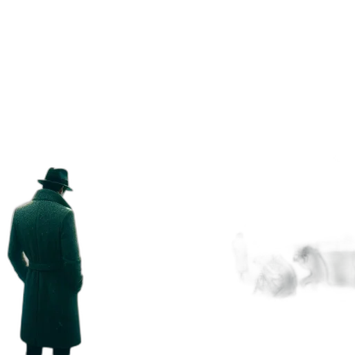 hat, robot, umbrella, jacket transparent PNG cut-out