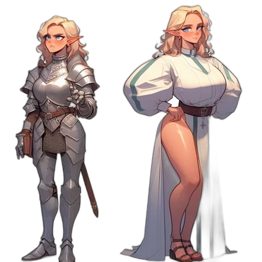 concept art, fantasy art, pixel art, comic book art transparent PNG cut-out