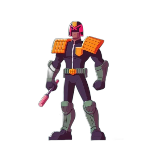 robot, weapon, 3d render, concept art transparent PNG cut-out