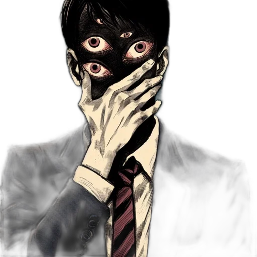 mask, face, creature, robot transparent PNG cut-out