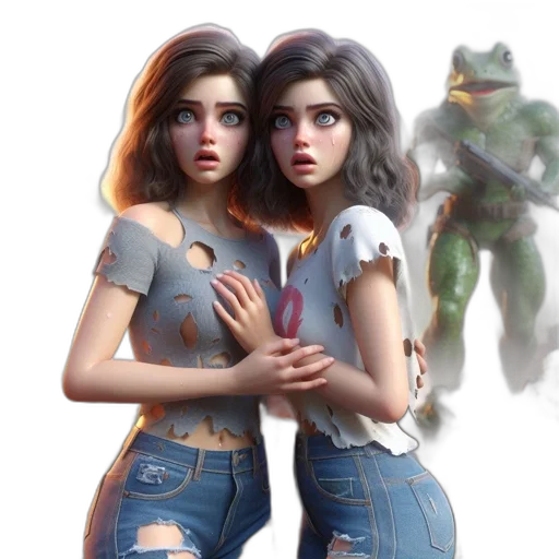 creature, concept art, fantasy art, 3d render transparent PNG cut-out