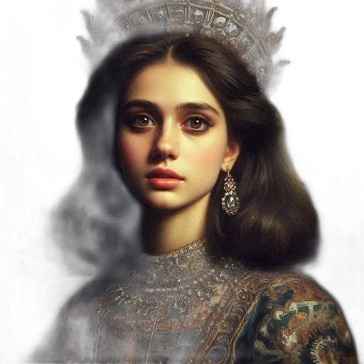 crown, jewelry, face, dress transparent PNG cut-out