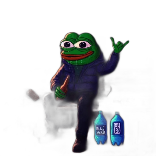 bottle, creature, jacket, robot transparent PNG cut-out