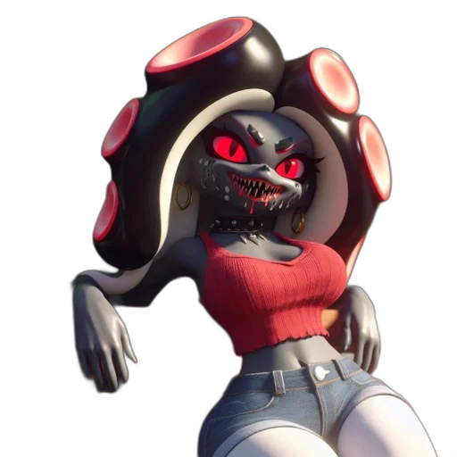mask, creature, robot, staff transparent PNG cut-out
