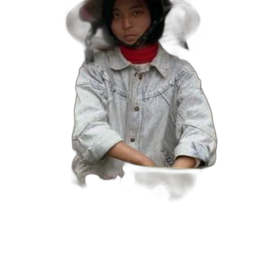 jacket, hat, mask, face transparent PNG cut-out