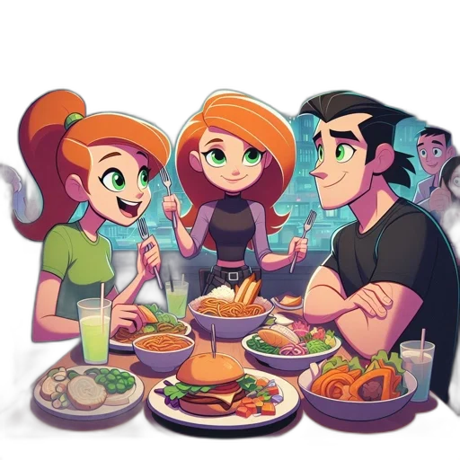 food, staff, cartoon, concept art transparent PNG cut-out