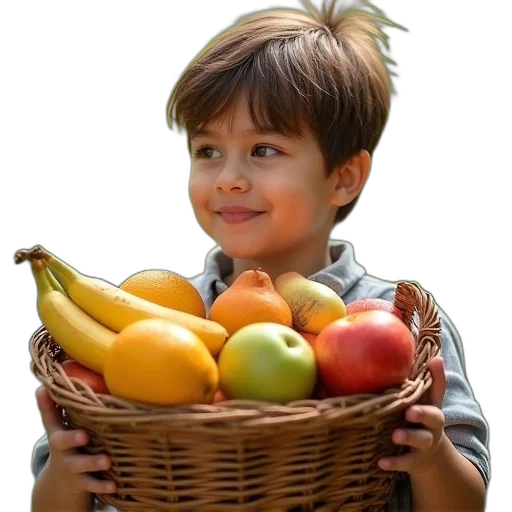 food, face, weapon, photorealistic transparent PNG cut-out