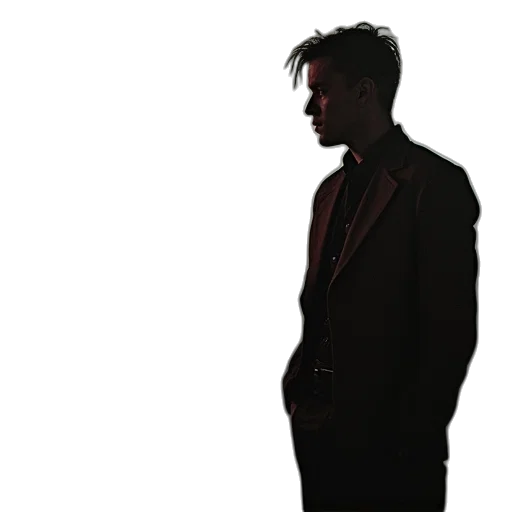 jacket, staff, face, robot transparent PNG cut-out