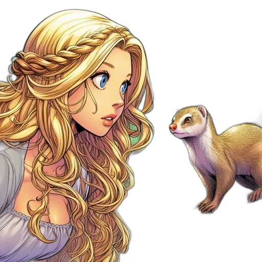fantasy art, concept art, watercolor, pixel art transparent PNG cut-out