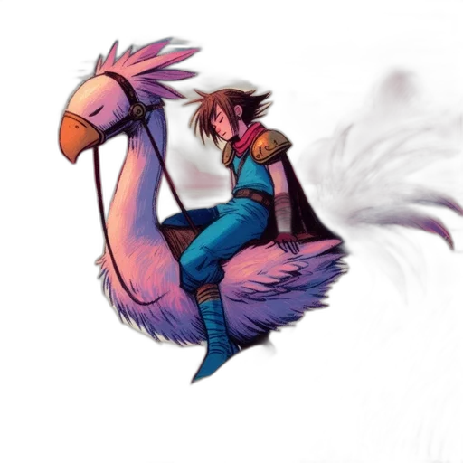 dragon, creature, animal, staff transparent PNG cut-out
