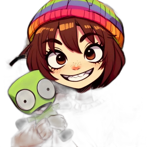 hat, creature, pixel art, concept art transparent PNG cut-out