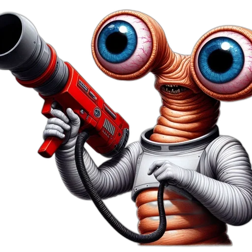 robot, weapon, staff, animal transparent PNG cut-out