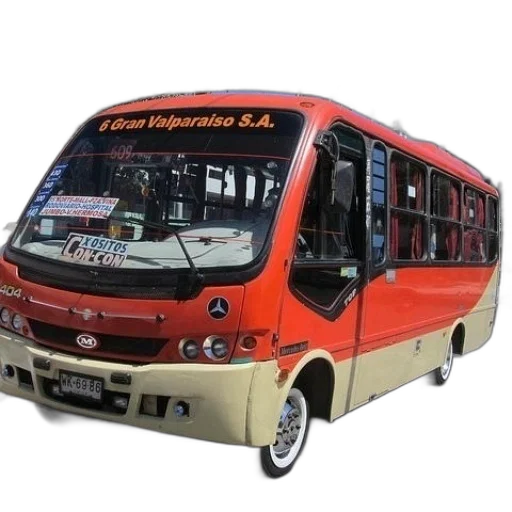 3d render, photorealistic, red, bus transparent PNG cut-out