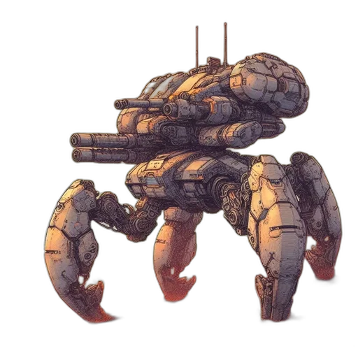robot, weapon, creature, dragon transparent PNG cut-out