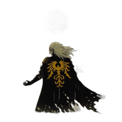 hair, staff, crown, jacket transparent PNG cut-out