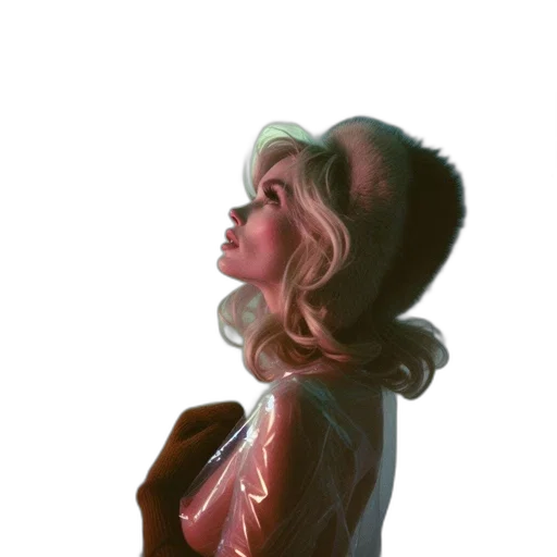 jacket, face, dress, hair transparent PNG cut-out