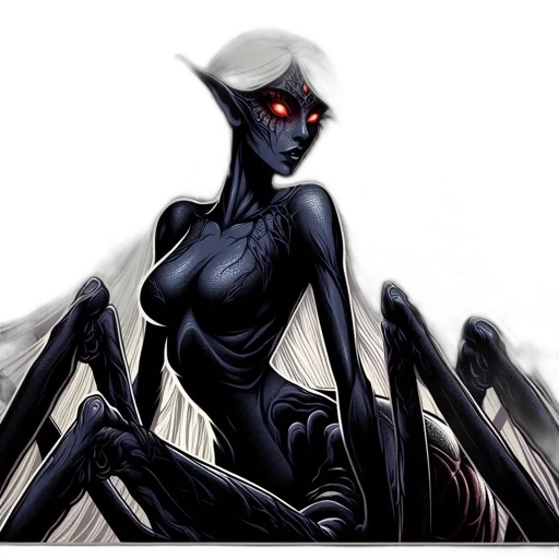 creature, concept art, comic book art, fantasy art transparent PNG cut-out