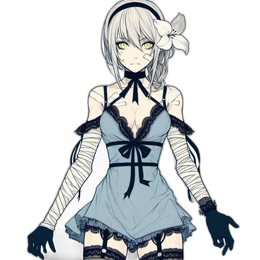 dress, staff, mask, robot transparent PNG cut-out