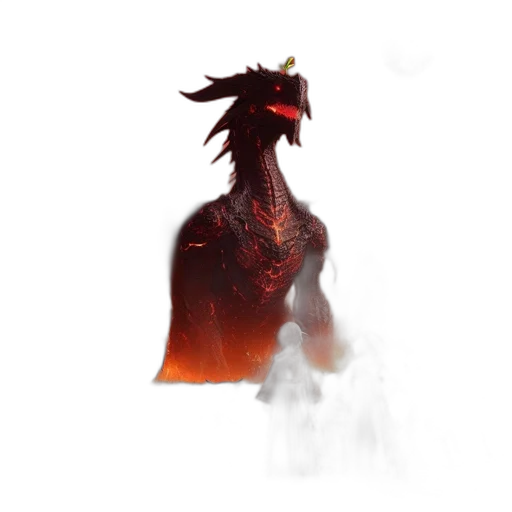 dragon, creature, mask, dress transparent PNG cut-out