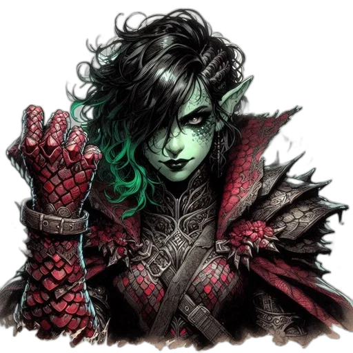 mask, dragon, comic book art, fantasy art transparent PNG cut-out