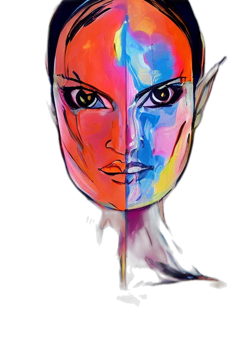 mask, face, crown, robot transparent PNG cut-out