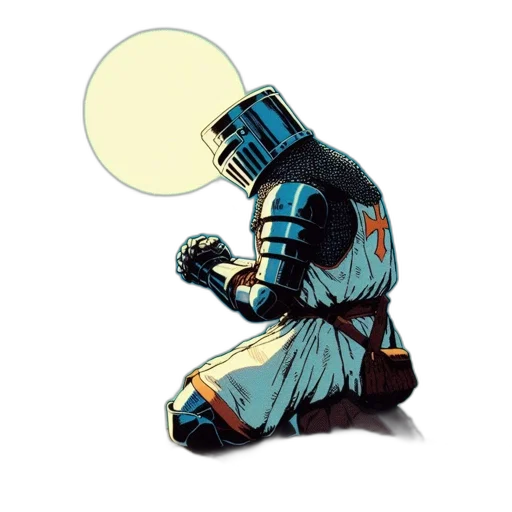 robot, staff, mask, sword transparent PNG cut-out