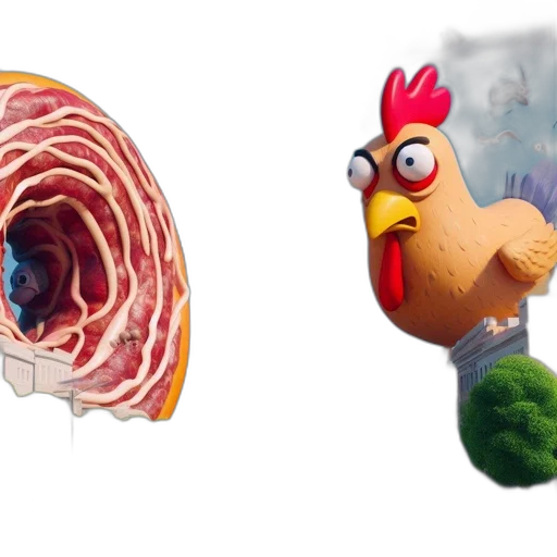 food, animal, creature, concept art transparent PNG cut-out