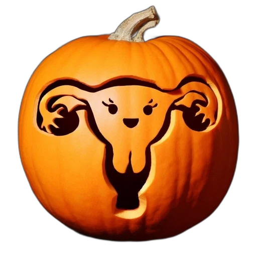 orange, pumpkin, adorns, frame transparent PNG cut-out