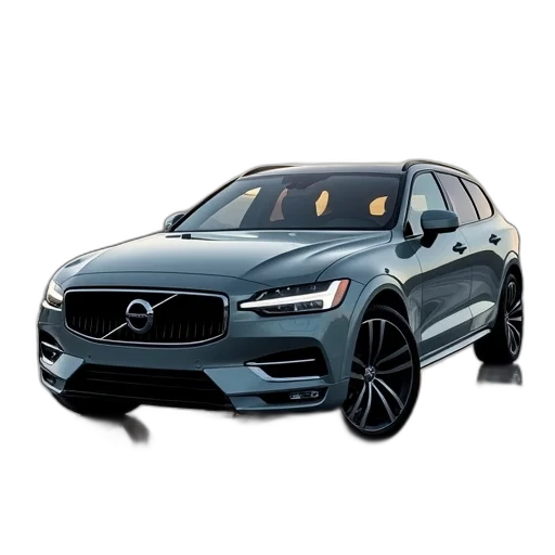 car, 3d render, photorealistic, angled transparent PNG cut-out