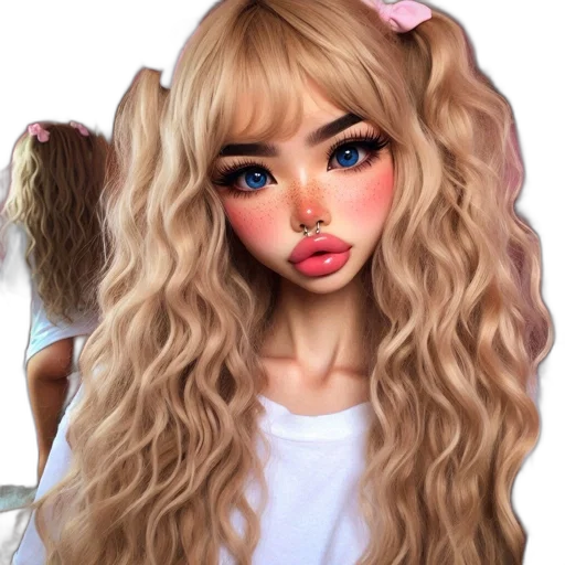 hair, face, creature, cartoon transparent PNG cut-out