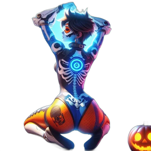 robot, mask, weapon, staff transparent PNG cut-out