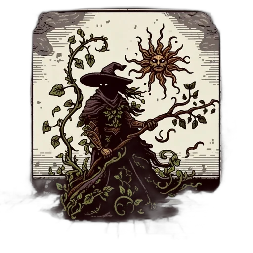creature, crown, staff, dragon transparent PNG cut-out