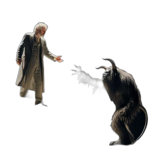 creature, animal, staff, concept art transparent PNG cut-out