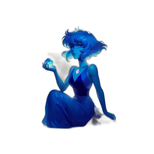 dress, creature, mask, staff transparent PNG cut-out