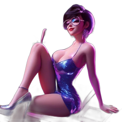 dress, concept art, fantasy art, comic book art transparent PNG cut-out