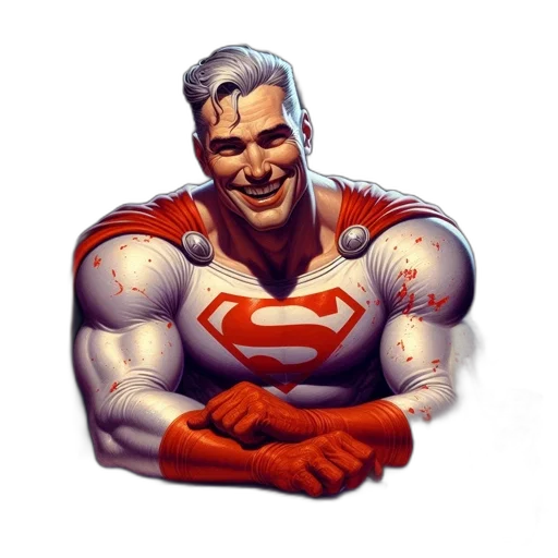 comic book art, concept art, cartoon, photorealistic transparent PNG cut-out