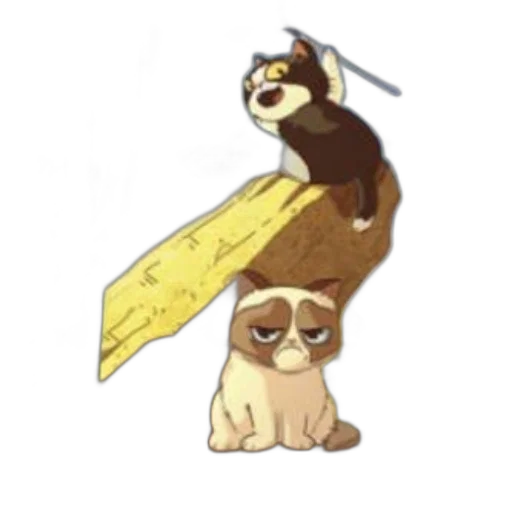 umbrella, staff, animal, concept art transparent PNG cut-out