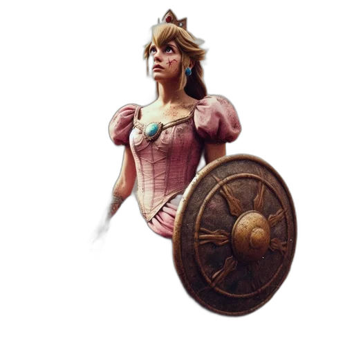 crown, weapon, dress, sword transparent PNG cut-out