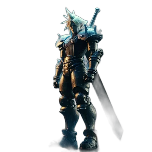 sword, weapon, staff, robot transparent PNG cut-out