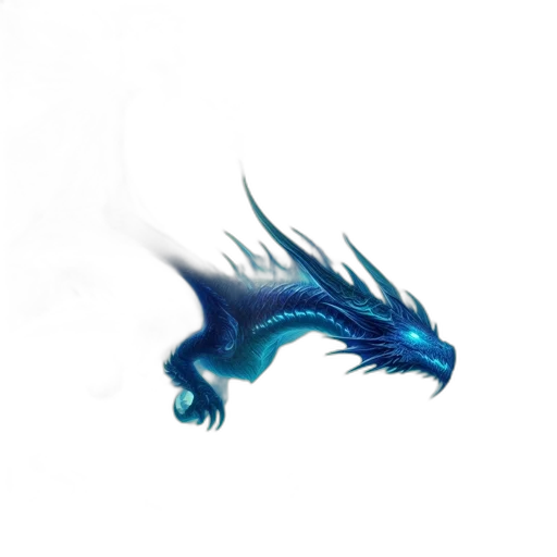 dragon, creature, staff, animal transparent PNG cut-out