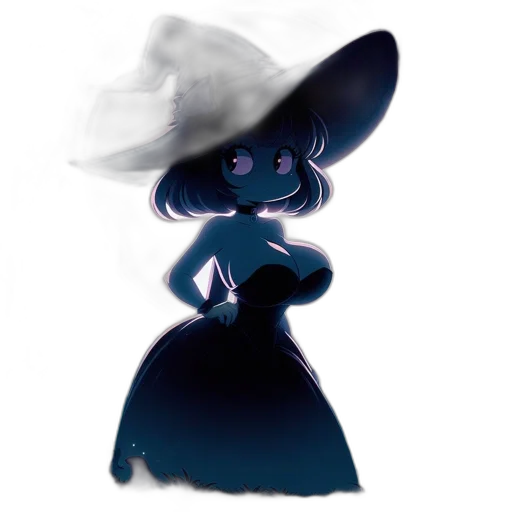 hat, dress, crown, staff transparent PNG cut-out