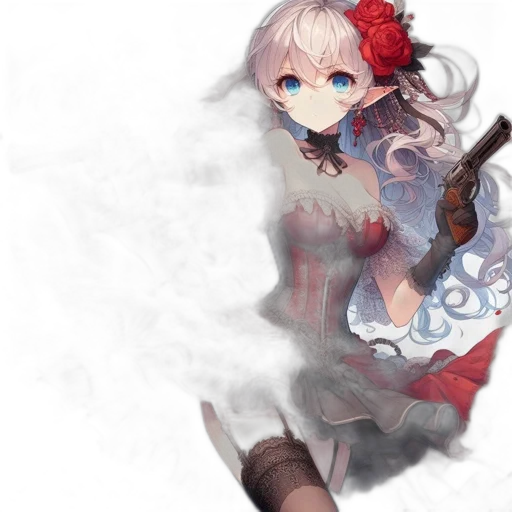 weapon, dress, sword, staff transparent PNG cut-out