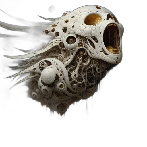 mask, dragon, face, creature transparent PNG cut-out