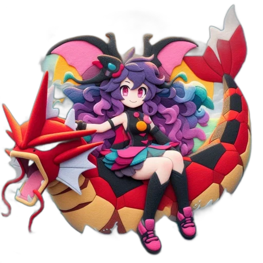 dragon, staff, weapon, creature transparent PNG cut-out
