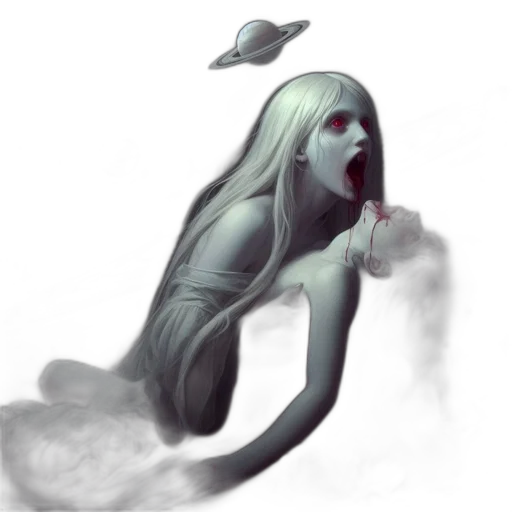 creature, mask, face, staff transparent PNG cut-out