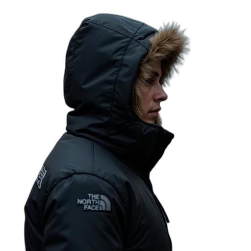 jacket, staff, hat, face transparent PNG cut-out