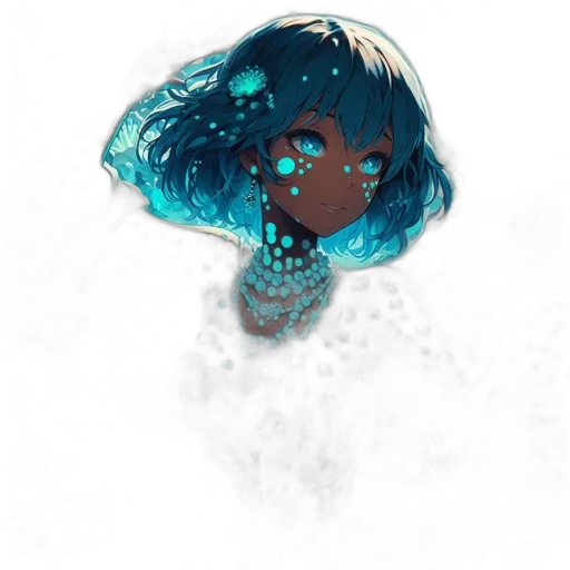hair, creature, crown, mask transparent PNG cut-out