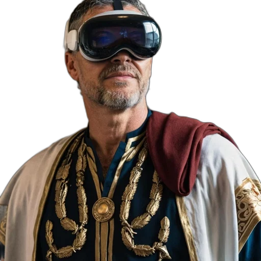 staff, mask, crown, robot transparent PNG cut-out