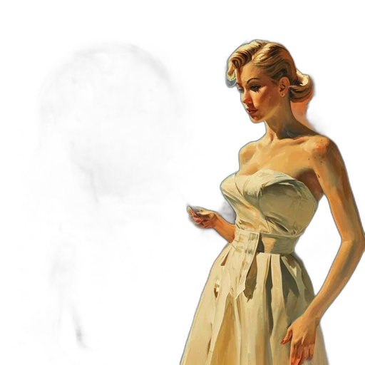 dress, jewelry, concept art, photorealistic transparent PNG cut-out