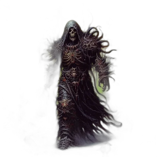 creature, staff, hair, mask transparent PNG cut-out